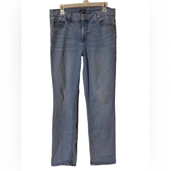 NYDJ Not Your Daughters Blue Jeans Womens 14 Lift Tuck Technology Stretch Ankle - Picture 15 of 16